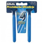 Ficha técnica e caractérísticas do produto Aparelho de Barbear Gillette Prestobarba Ultragrip com 2 Unidades