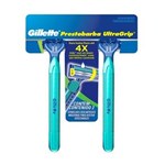 Ficha técnica e caractérísticas do produto Aparelho de Barbear Gillette Prestobarba Ultragrip Móvel C/ 2 Unidades