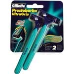 Ficha técnica e caractérísticas do produto Aparelho de Barbear Gillette Prestobarba Ultragrip Móvel 2 Unidades