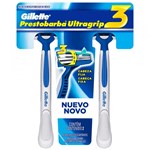 Ficha técnica e caractérísticas do produto Aparelho de Barbear Gillette Prestobarba-3 Ultragrip