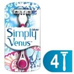 Aparelho de Depilação Gillette Venus Simply 4 Uidades