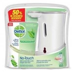 Ficha técnica e caractérísticas do produto Aparelho Dettol No-Touch + Refil Sabonete Chá Verde 250Ml