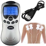 Ficha técnica e caractérísticas do produto Aparelho Fisioterapia Acupuntura Choque 4 Eletrodo dor na coluna massagem