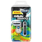 Ficha técnica e caractérísticas do produto Aparelho Gillette Mach3 com 2 Cargas - Edição Especial Jogos Rio 2016