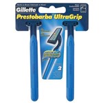 Ficha técnica e caractérísticas do produto Aparelho Gillette Prestobarba Ultragrip com 2 Unidades