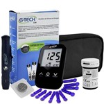 Ficha técnica e caractérísticas do produto Aparelho Medidor de Diabete Completo - G-Tech