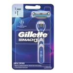 Ficha técnica e caractérísticas do produto Aparelho para Barbear Gillette Mach3 Champions League com 1 Unidade