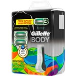 Aparelho para o Corpo Masculino Gillette Body com 3 Cargas - Edição Especial Jogos Rio 2016