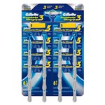 Ficha técnica e caractérísticas do produto Aparelho Prestobarba Ultragrip 3 2 Embalagens com 8 Unidades - Gillette - Prestobarba 3