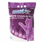 Ficha técnica e caractérísticas do produto Areia higienica micro silica para gatos Home Pet - 1,5kg
