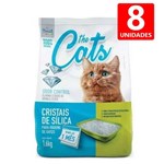 Ficha técnica e caractérísticas do produto Areia Higiênica para Gatos Sílica Micro Cristais em Gel 1,6KG The Pets Brasil 8 Un