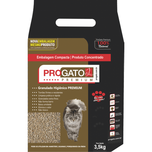 Ficha técnica e caractérísticas do produto Areia Progato Premium 3,5kg