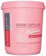 Ficha técnica e caractérísticas do produto Argan Platinum Matizada For Beauty 1kg + Brinde