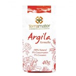 Ficha técnica e caractérísticas do produto Argila Natural e Orgânica Vermelha 40g - Terramater