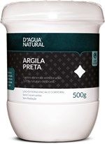 Ficha técnica e caractérísticas do produto Argila Preta DAgua Natural 500g