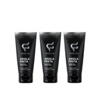Ficha técnica e caractérísticas do produto Argila Preta para Limpeza Facial, Kit com 3 Unidades, 30 Gramas Cada - Fashion Cosméticos