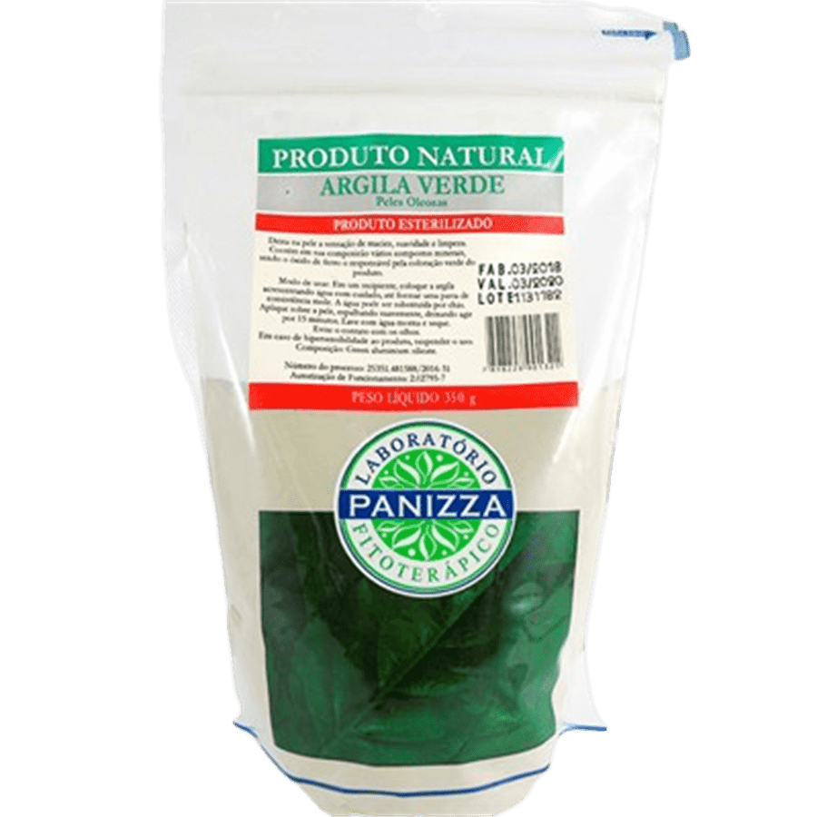 Ficha técnica e caractérísticas do produto Argila Verde 350g - Panizza