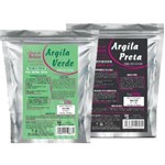 Ficha técnica e caractérísticas do produto Argila Verde + Preta 1Kg com Colágeno Lifting Facial e Corporal