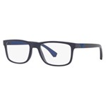 Ficha técnica e caractérísticas do produto Armação Oculos Grau Emporio Armani Ea3147 5754 55 Azul Fosco - AZUL ROYAL