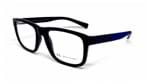 Ficha técnica e caractérísticas do produto Armani Exchange AX3025L 8177 Oculos de Grau- Azul Marinho Brilho