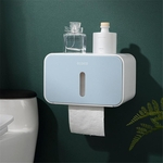 Ficha técnica e caractérísticas do produto Armazenamento Tissue Box Bathroom Wall-montado n?o perfurado tecido imperme¨¢vel Box