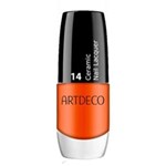 Ficha técnica e caractérísticas do produto Artdeco Ceramic Nail Lacquer Esmalte - 14-Fierily Orange