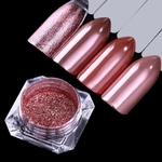Ficha técnica e caractérísticas do produto Arte De Unha Polonês Glitter Pigmento Em Pó Mulheres Manicure Decoração Diy Com Escova