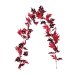 Ficha técnica e caractérísticas do produto Artificiais Plantas Maple Leaf / girassol Cane Vine Falso para Início de casamento Jardim Decoração Ornamento