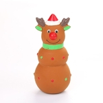 Ficha técnica e caractérísticas do produto Mshop Árvore Cão Latex Papai Noel / Elk / Natal Forma Brinquedo Sibilante Para Limpeza Dos Dentes De Formação Chew