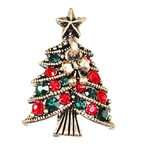 Ficha técnica e caractérísticas do produto Árvore de Natal broche requintado broche emblema Jóias Acessórios