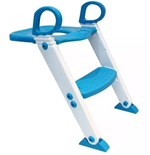 Ficha técnica e caractérísticas do produto Assento com Redutor Escada Trono Infantil para Menino Azul Clingo