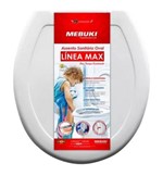 Ficha técnica e caractérísticas do produto Assento Sanitário Oval Línea Max Branco - Mebuki