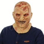 Ficha técnica e caractérísticas do produto Assustador queima-face Carrion Monstro Máscara Máscara de látex traje Chefe unisex para o Dia das Bruxas Partido Prop