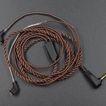 Ficha técnica e caractérísticas do produto Auriculares High-Purity de fio torcido Cabo de cobre isento de Upgrade de 2 Pinos