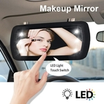 Ficha técnica e caractérísticas do produto Auto Carro Interior Pala De Sol Interruptor De Toque Alto Claro LED Espelho De Maquiagem Leve