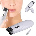 Ficha técnica e caractérísticas do produto Automatic Trimmer Elétrica Mulheres Corpo Pêlos faciais Shaver escova Depilador Tweezer
