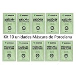 Ficha técnica e caractérísticas do produto Avenca Máscara de Porcelana Kit 10 Unidades