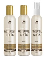 Ficha técnica e caractérísticas do produto Avlon KeraCare Natural Curls CurlPoo (240ml), Smooth Curly (240ml) e Vinegar (240ml)