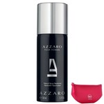 Ficha técnica e caractérísticas do produto Azzaro Pour Homme - Desodorante Spray Masculino 150ml+Beleza na Web Pink - Nécessaire