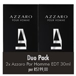 Azzaro Pour Homme Duo Pack Azzaro - Masculino - Eau de Toilette - Perfume + Miniatura
