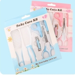 Ficha técnica e caractérísticas do produto Baby Care Scissors Suit unhas Suit Drogas Feeder Aspirador Nasal