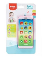 Ficha técnica e caractérísticas do produto Baby Phone Bebê Rosa (12m+) Buba - Buba Toys