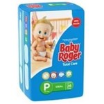 Ficha técnica e caractérísticas do produto Baby Roger Ideal Fralda Infantil P com 26