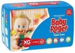 Ficha técnica e caractérísticas do produto Baby Roger Jumbo Fralda Infantil Xg C/40 (Kit C/03)