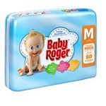 Ficha técnica e caractérísticas do produto Baby Roger Mega Fralda Infantil M com 80
