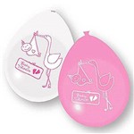 Ficha técnica e caractérísticas do produto Baby Shower Rosa Balão C/25 - Festcolor