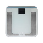 Ficha técnica e caractérísticas do produto Balança Digital Gama Italy Fit Tech 150 Kg Bluetooth Branca