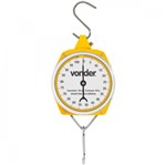 Ficha técnica e caractérísticas do produto Balança suspensa tipo relógio 100 kg Vonder