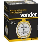 Ficha técnica e caractérísticas do produto Balança Suspensa Tipo Relógio 50 Kg - Vonder