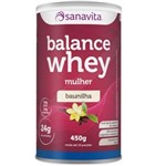 Ficha técnica e caractérísticas do produto Balance Whey Mulher com Colágeno - Sanavita - 450g Baunilha